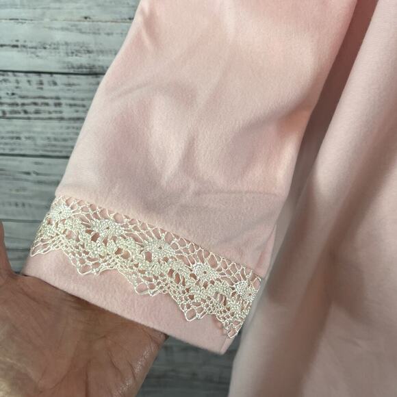Vintage Apostrophe Guilford Sears Nightgrown Dress size Medium 12-14 Pink Lace - Picture 8 of 13